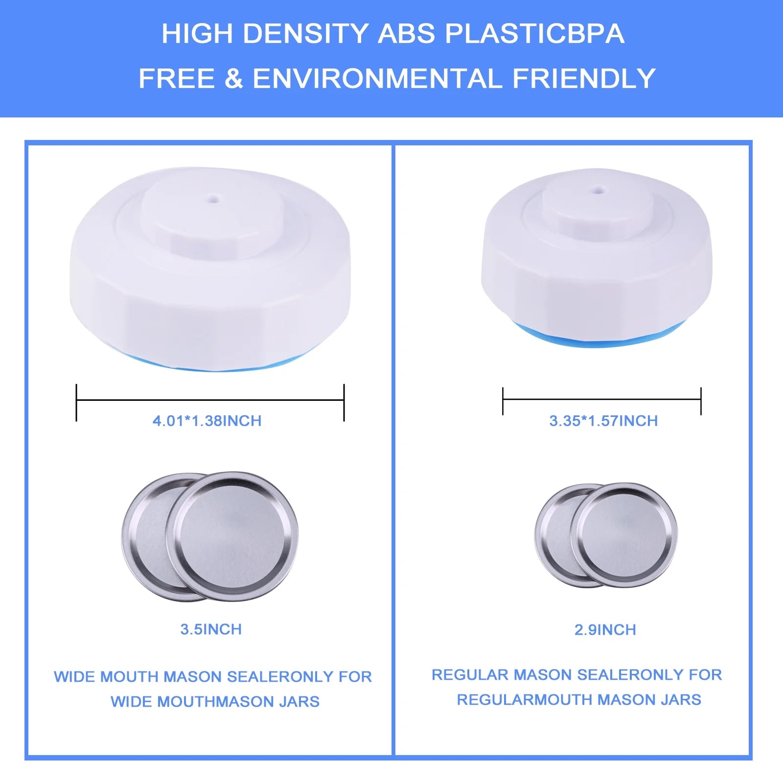 Electric Mason Jar Vacuum Sealer, Food Saver Vacuum Machine for Wide & Regular Mouth Jar, for Food Storage and Fermentation