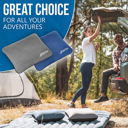Inflatable Camping Pillow - Hiking Pillow Ultralight - Backpacking Pillow Lightweight - Camp Pillow Compressible - Blow up Camping Pillow