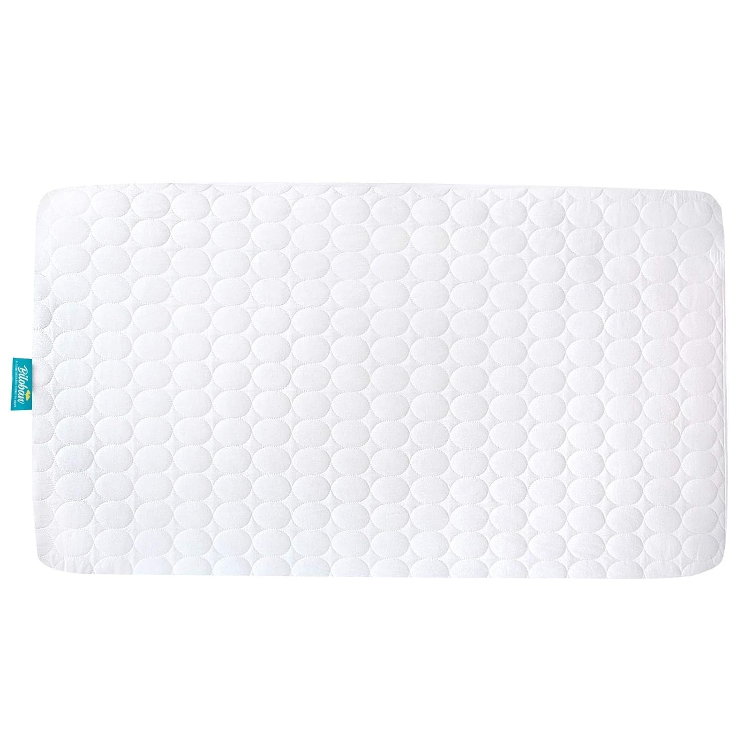 Crib Mattress Protector Pad Waterproof, Toddler Machine Washable & Dryer Fit Baby Bed Mattress Protector (Standard Size 52” X 28”)