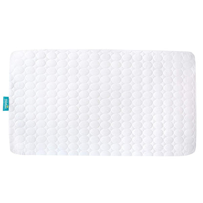 Crib Mattress Protector Pad Waterproof, Toddler Machine Washable & Dryer Fit Baby Bed Mattress Protector (Standard Size 52” X 28”)